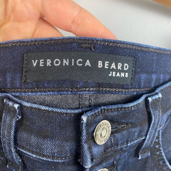 Veronica Beard Jeans Carolyn Baby Boot Kick Flare Royal Wash - Picture 3 of 8